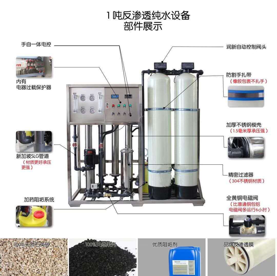 1吨反渗透净水设备